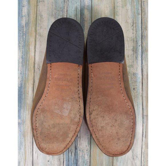 GH Bass Weejuns Camo Penny Loafers Men's Size 12 Leather Slip On Shoes - Picture 3 of 9